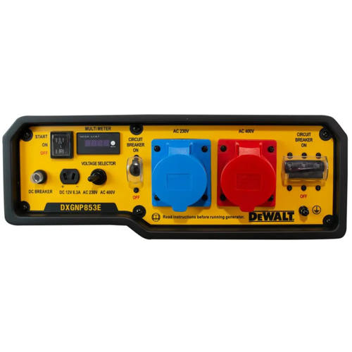 Gerador DEWALT 10.6kVA 230V com Rodas AVR